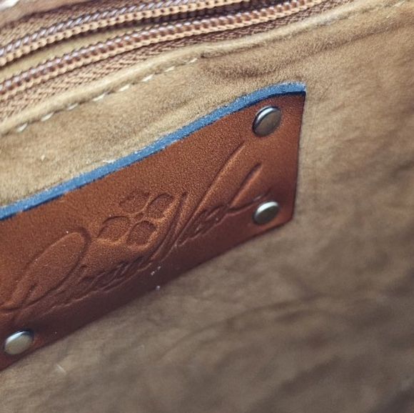 PATRICIA NASH ROCCA SADDLE PURSE LEATHER - Picture 5 of 7